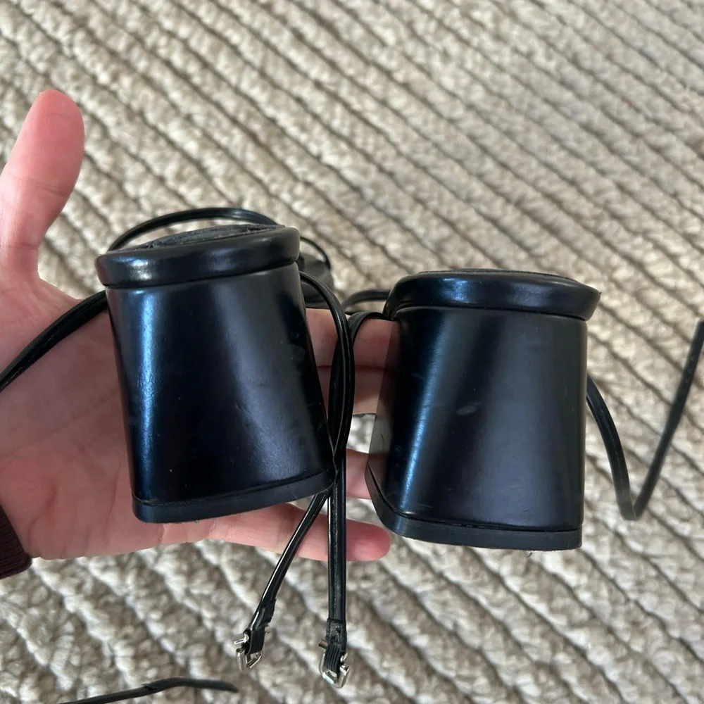 JEFFREY CAMPBELL Orchid Ankle Strap Sandal In Black Size 7 - Picture 5 of 9